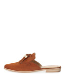 Slidealong Tassel Pointed-Toe Mule