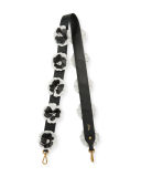 Flower Leather Guitar Strap for Handbag