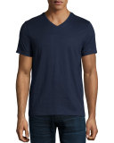Short-Sleeve V-Neck T-Shirt, Navy