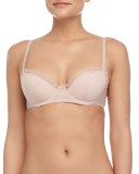 Satin Seduction Molded-Cup Bra, Havane Rose