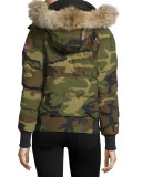 Savona Hooded Quilted Bomber Jacket