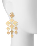 Metal Fish Chandelier Earrings