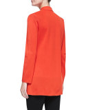 Studded Long Jacket, Blood Orange, Petite