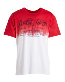 Vintage-Logo Tie-Dye Short-Sleeve T-Shirt, Red