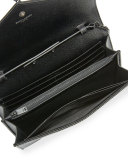 Monogram Matelassé Leather Wallet-on-Chain, Black