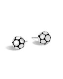 Medium Dot Sterling Silver Ball Earrings