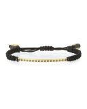 18k Black Diamond Bar Bracelet