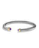 Cable Classics Bracelet with Amethyst and Gold