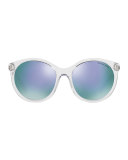 Mirrored Iridescent Butterfly Sunglasses