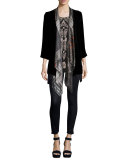 Nova Embroidered-Panel Cotton Tunic 