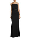 Juliette Strapless Popover Column Gown 