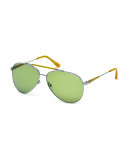 Rick Round Aviator Sunglasses