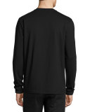 Long-Sleeve Graphic T-Shirt, Black