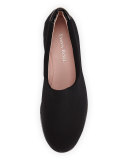 Tutu Stretch Fabric Slip-On, Black