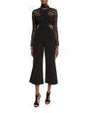 Mack Layered Flare-Leg Jumpsuit