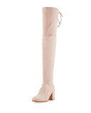 Tieland Suede Over-the-Knee Boot