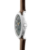 47mm Runwell Leather Watch, Deep Brown
