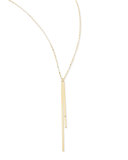 Double-Bar Pendant Necklace