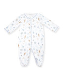 Cowpokes Pima Footie Pajamas, Blue, Size Newborn-9 Months
