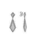 Caviar Spark Diamond Drop Earrings