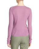 Cashmere Ribbed Cropped Sweater