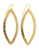 Paris 24k Gold-Plated Eye Earrings