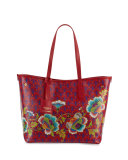 Little Marlborough Paradise Tote Bag, Red