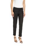 Stretch Sparkle Classic Slim Pants, Black