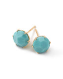 18k Rock Candy Round Stud Earrings