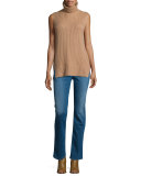 Riche Touche Slim Straight Jeans, Light Blue