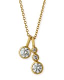 Forevermark 18K Yellow Gold Four-Diamond Pendant Necklace