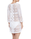 Elliot Crochet Tunic Coverup