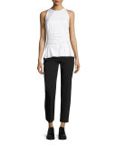 Tallo Sleeveless Lace-Up Top
