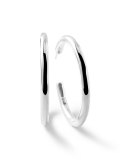 Sterling Silver Glamazon #4 Hoop Earrings