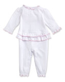 Baby Ballet Slippers Coverall, Pink, Size 3-18 Months