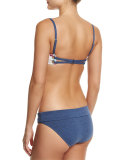 Multi-Print Corset Underwire Swim Top