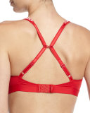 Embrace Lace Soft-Cup Bra, Tango Red/Coral