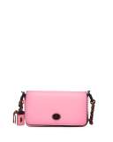 Dinkier Smooth Leather Shoulder Bag, Pink