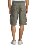 Surplus Drawstring Cargo Shorts, Taupe