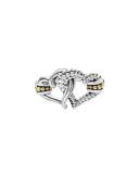 Sterling Silver Beloved Heart Ring, Size 7