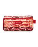 Le Pliage Néo Polka-Dot Cosmetic Case, Red
