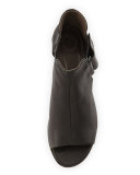 Zephira Leather City Sandal, Black