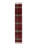Men's Cashmere Giant Icon Scarf, Deep Claret