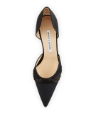 Lisy Crepe d'Orsay 70mm Pump, Black