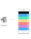 Dive Bar Activity Tracker Smart Ring, Gray