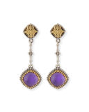 Erato Cabochon Drop Earrings