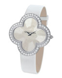 Alhambra Talisman White Gold Watch, 40mm