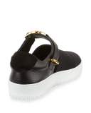 60mm Modern Sport Slip-On Sneaker, Black