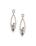 Crystal Spike Drop Earrings