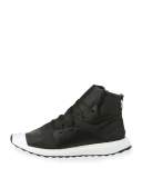 Men's Kozoko High-Top Sneaker, Black/Silver
